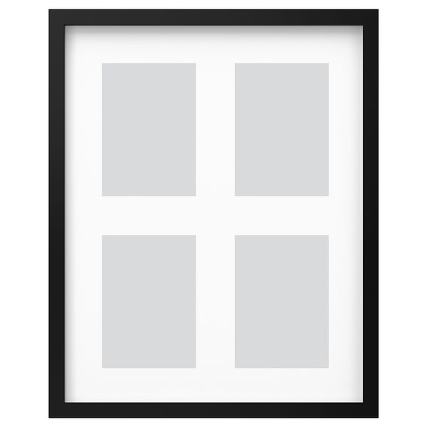 Рама для 4 картин, черный, 40x50 см IKEA RÖDALM 505.537.34 - фото 2