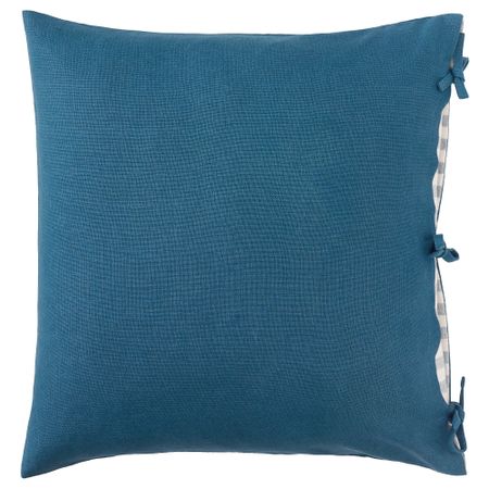 Чехол на подушку УРСУЛА, темный зелено-синий (65x65 см)