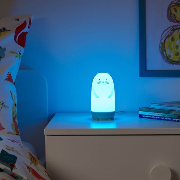 Светодиодный ночник, «выдра» разноцветный 13 см IKEA SPIKEN СПИКЕН 304.691.47 - фото 2