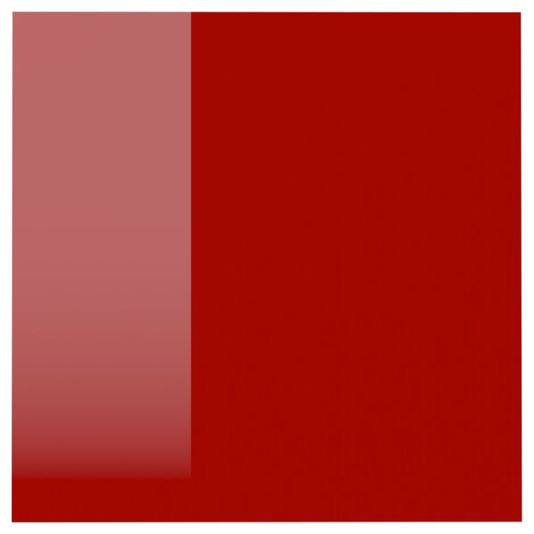 Фронтальная панель ящика РИНГУЛЬТ, глянцевый красный - схема-чертеж с размерами