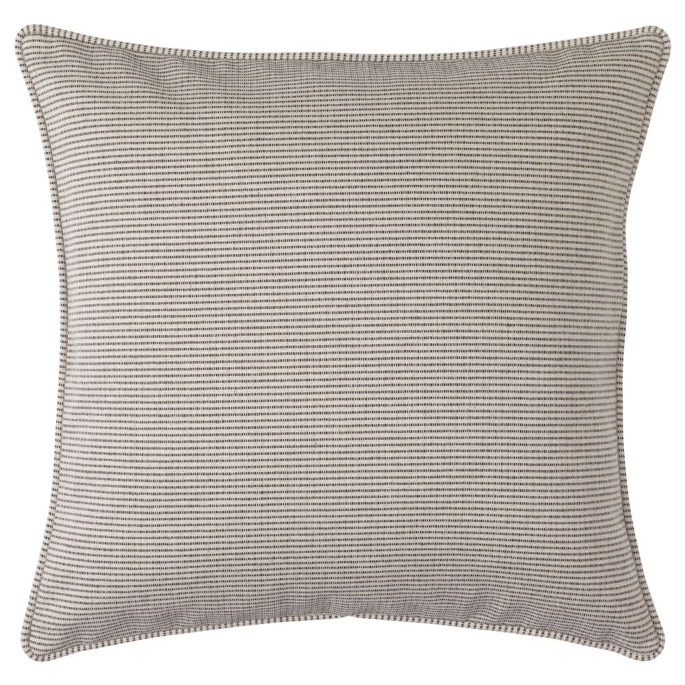 Чехол на подушку СИННЕРЛИГ, полоска черный, белый (50x50 см) - фото 1