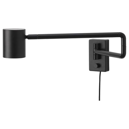 Бра с поворотным штативом, антрацит IKEA NYMÅNE НИМОНЕ 304.152.20