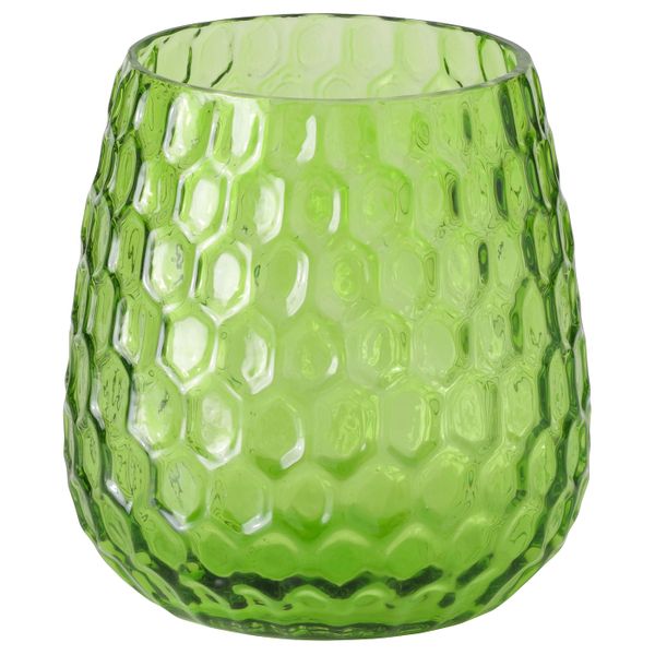 Подсвечник, зеленый 12.5 см IKEA BESKAFFAD БЕСКАФФАД 005.018.65 - фото 1