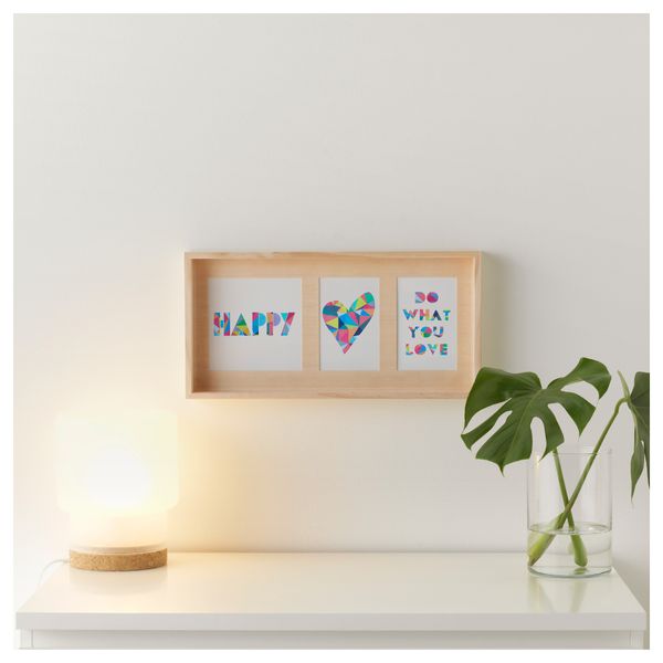 Рама для 3 фотографий БРЕДАРЮД, сосна - фото 2