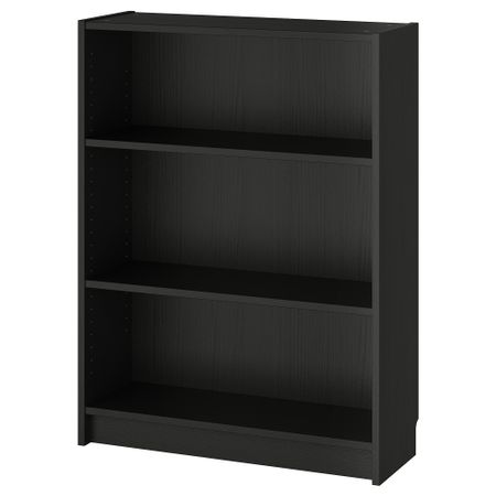 Стеллаж, 80x28x106 см, черно-коричневый IKEA BILLY БИЛЛИ 702.638.42
