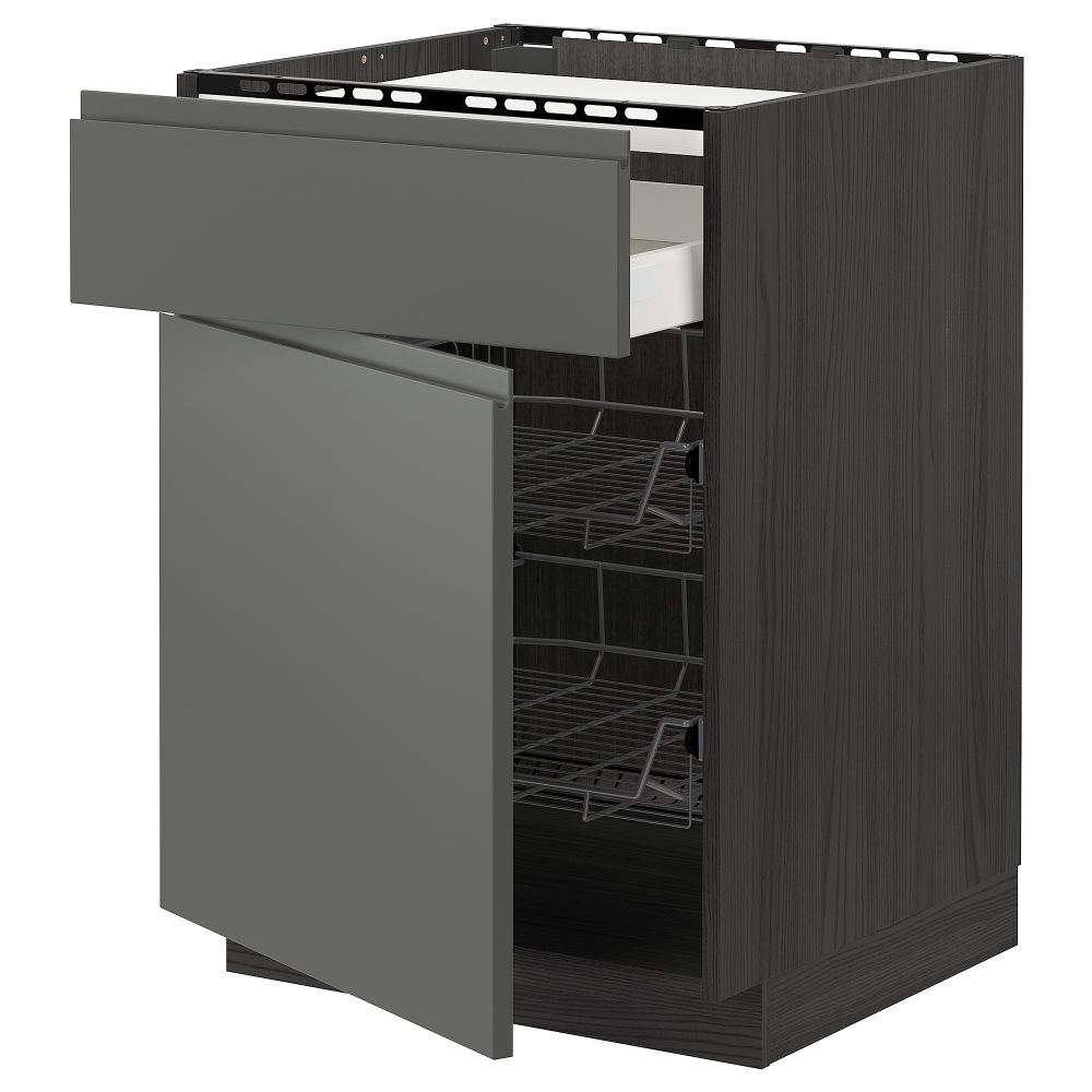 Шкаф для варочной панели, ящик, 2 проволочные корзины IKEA METOD МЕТОД, MAXIMERA МАКСИМЕРА 294.694.69 - фото 1