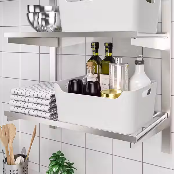 UPPDATERA Контейнер - белый 34x24 см - фото 3