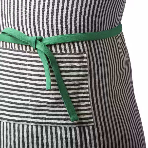 MÄVINN МЭВИНН Фартук - чёрный белый/полоска 92x90 см - схема-чертеж с размерами