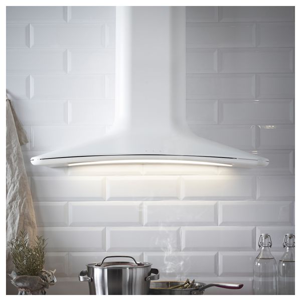 Колпак вытяжного шкафа стенного крепления ХАРМОНИСК, белый (85 см) - фото 6