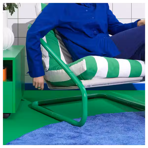 ÖNNESTAD Кресло - Radbyn бел/зелен - фото 3