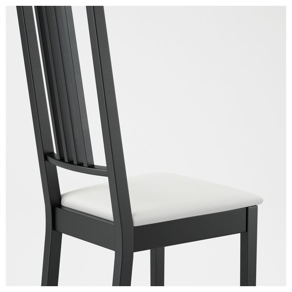 Стул БЁРЬЕ, коричнево-чёрный, Гобо белый - фото 5