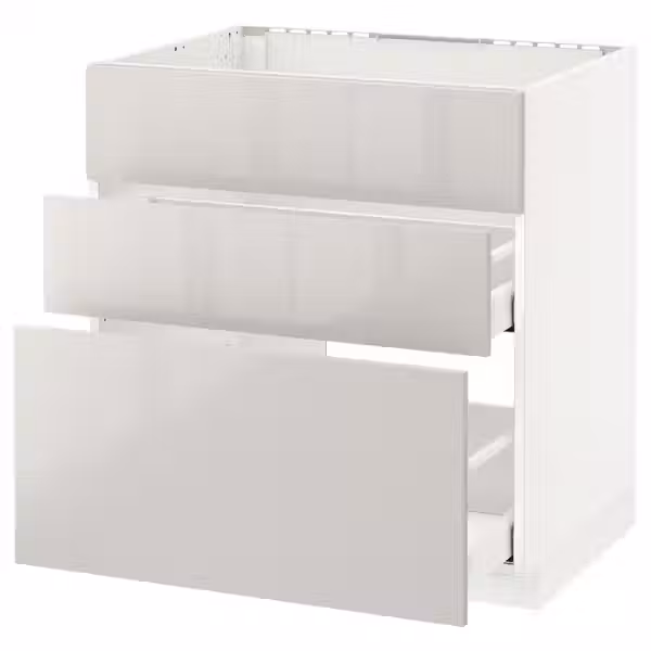 METOD / MAXIMERA Напольн шк п-мойку+3фрнт пнл/2ящ - фото 1