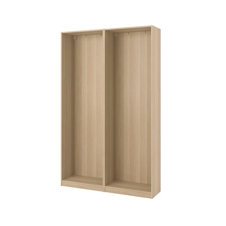 PAX 2 каркаса гардеробов - под беленый дуб 150x35x236 см