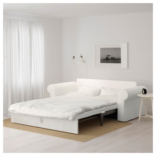 Диван-кровать 3-местный БАККАБРУ, Хильте белый - фото 3