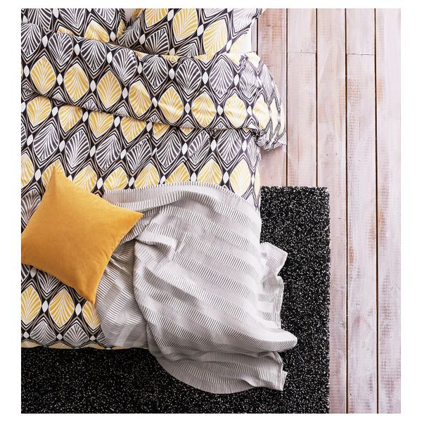 Плед, светло-серый, 120x160 см IKEA ВЭГМОЛЛА 103.730.99 - фото 6