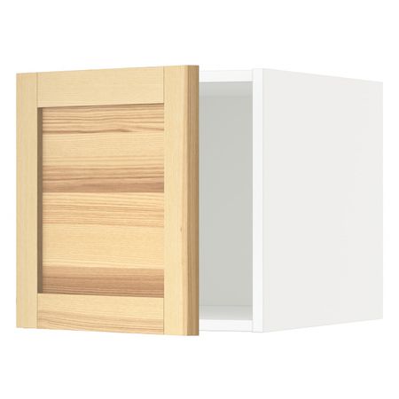 Верхний шкаф, белый/Торхэмн ясень 40x40 см IKEA METOD МЕТОД 094.444.65
