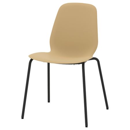 Стул, светлый оливково-зеленый/Брур-Инге черный IKEA LEIFARNE ЛЕЙФ-АРНЕ 893.041.78