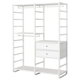 ELVARLI Гардероб, комбинация - белый 165x55x216 см