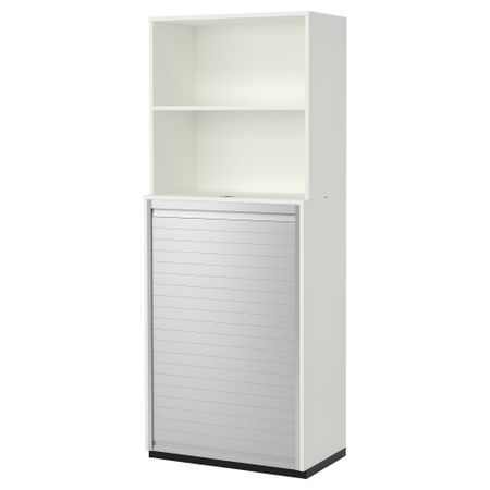 Комбинация для хранения с дверцей-шторой ГАЛАНТ, белый (80x200 см)