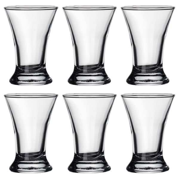 Стопка/рюмка для ликера ВАРИАНТ/ТЕСТ, прозрачное стекло (5 сл) - схема-чертеж с размерами