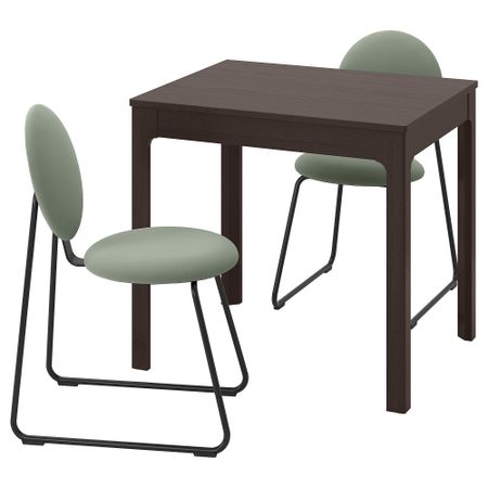 Стол и 2 стула IKEA EKEDALEN ЛЕН ЭКЕДАЛЕН, MÅNHULT 695.059.17