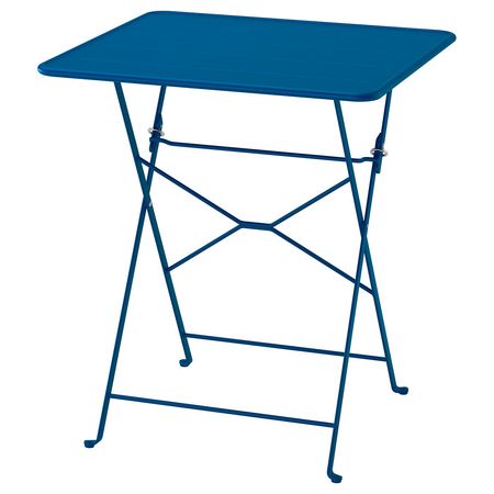 SUNDSÖ Стол - темно-синий для сада 65x65 см