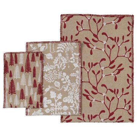 Подарочный пакет, 3 штуки, джут неокрашенный IKEA VINTER 2021 ВИНТЕР 2021 404.997.09