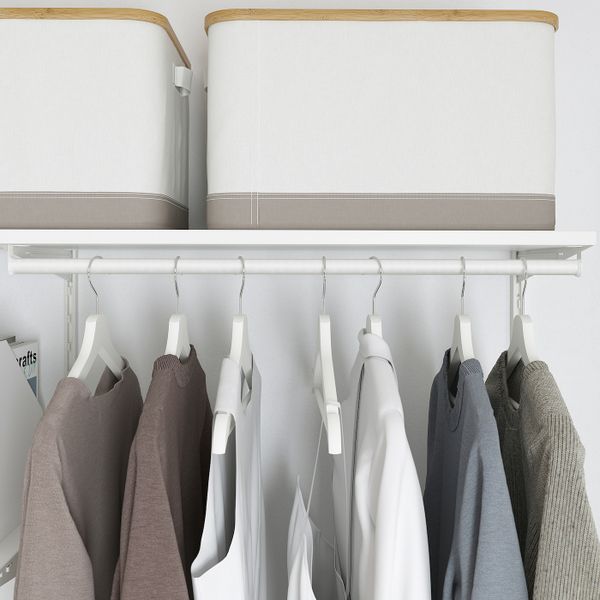 Комбинация гардероба со столешницей, белый 207x62x201 см IKEA BOAXEL БОАКСЕЛЬ / LAGKAPTEN ЛАГКАПТЕН 594.409.45 - фото 3