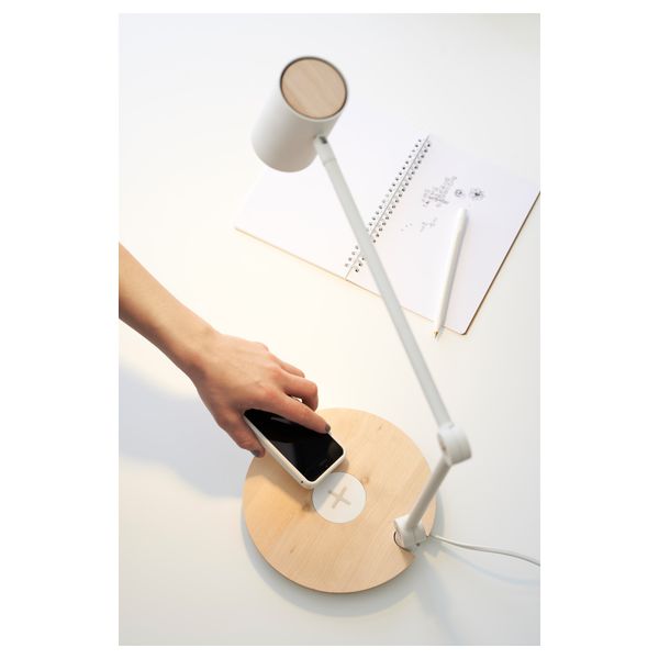 Лампа/устройст для беспроводной зарядки IKEA RIGGAD 402.806.78 - фото 6