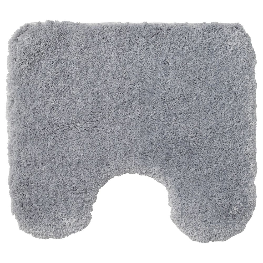 Коврик в туалет АЛЬМТЬЕРН, серый (55x60 см) - схема-чертеж с размерами