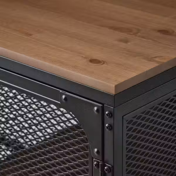 FJÄLLBO Письменный стол - чёрный 140x70 см - схема-чертеж с размерами