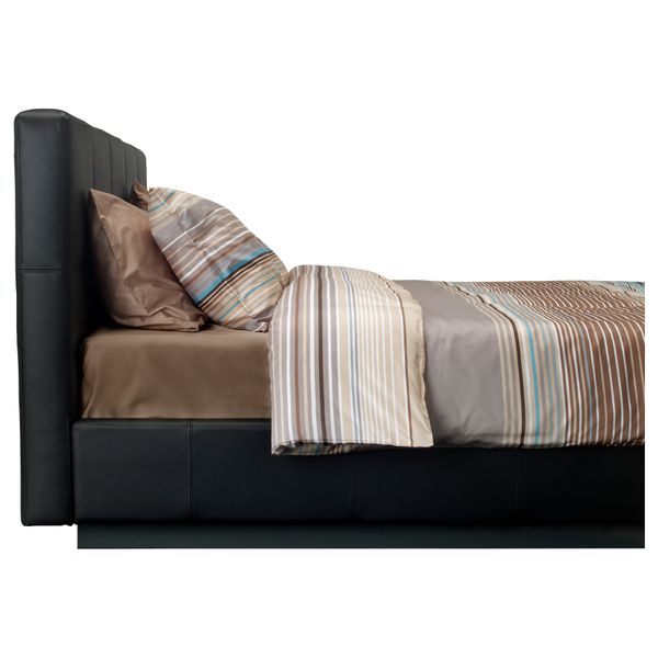 Каркас кровати ФОЛДАЛ, Глосе черный - схема-чертеж с размерами