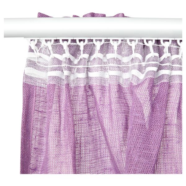 Гардины, 1 пара АРЬЯ, сиреневый (145x270 см) - схема-чертеж с размерами