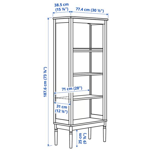 IKEA, дополнительный ракурс - схема-чертеж с размерами