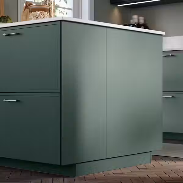 ASPUDDEN Накладная панель - темный серо-зеленый 62x80 см - фото 3