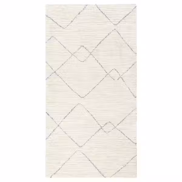 TVERSTED Ковер, короткий ворс - бежевый 80x150 см - фото 1