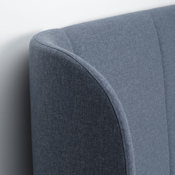 Каркас кровати с обивкой, Гуннаред синий 160x200 см IKEA TUFJORD ТЮФЬЁРД 304.464.10 - фото 5