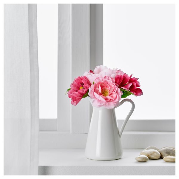 Цветок искусственный СМИККА, букет, розовый (30 см) - фото 2