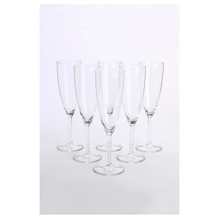 Бокал для шампанского, прозрачное стекло 21 сл IKEA SVALKA СВАЛЬК 202.194.89