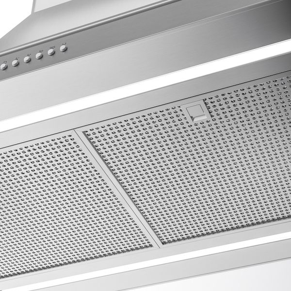 Колпак вытяжного шкафа потолочного крепл, нержавеющая сталь 90 см IKEA OMNEJD ОМНЕЙД 103.942.66 - фото 4