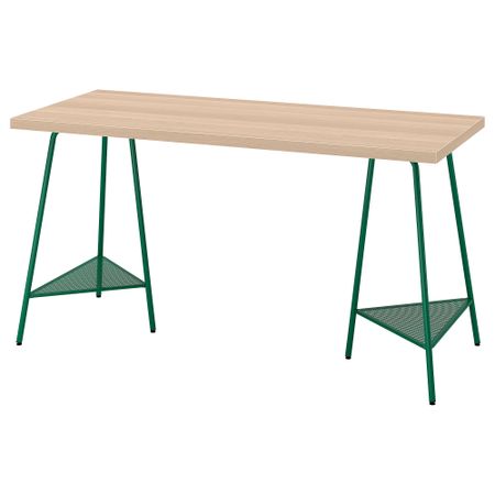 Письменный стол, под беленый дуб зеленый, 140x60 см IKEA TILLSLAG ТИЛЛЬСЛАГ, LAGKAPTEN ЛАГКАПТЕН 794.783.29