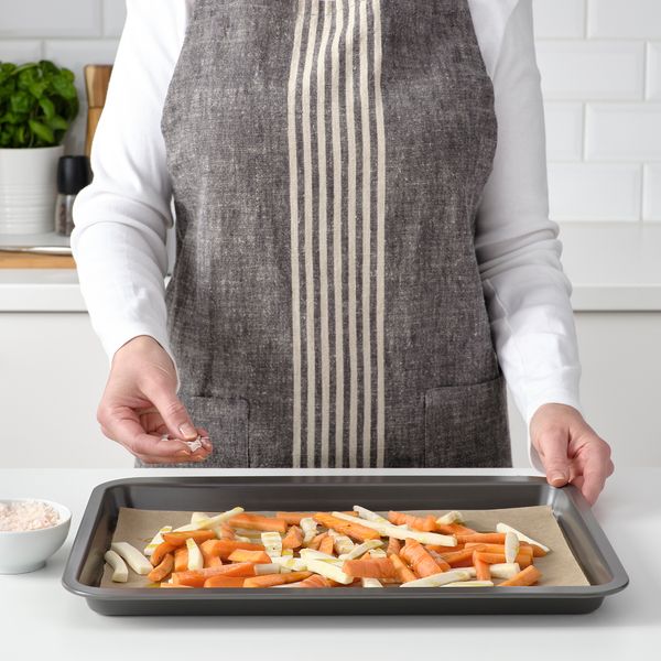 Форма для выпечки, серый, 40x30 см IKEA HEMMAHOS ХЕММАХОСBAK ХЕММАБАК 804.898.88 - фото 3