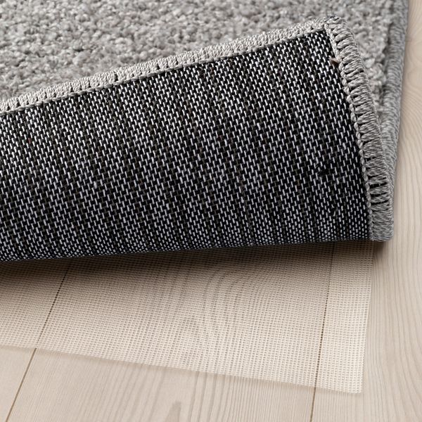 Ковер, длинный ворс, светло-серый 133x180 см IKEA ALLERSLEV АЛЛЕРСЛЕВ 205.086.96 - фото 2