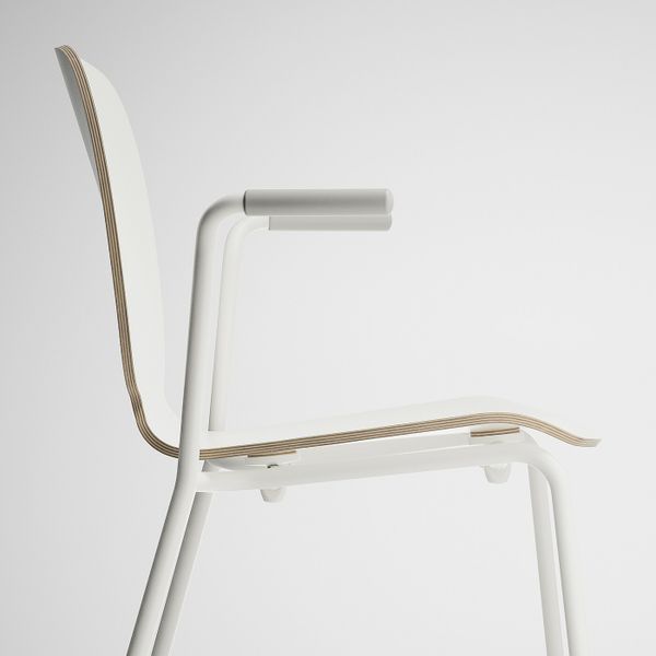 Легкое кресло, белый, Дитмар белый IKEA СВЕН-БЕРТИЛЬ 192.597.49 - фото 4