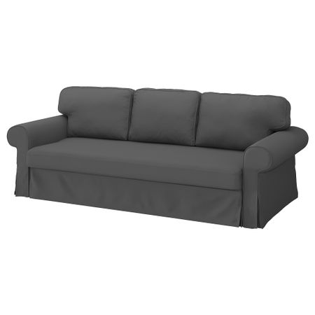 3-местный диван-кровать, Hallarp серый IKEA VRETSTORP 393.201.28