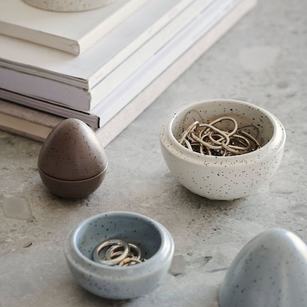 Набор украшений, 3шт, яйцо коричневый/серый-белый IKEA RÅDFRÅGA РОДФРОГА 504.663.17 - фото 4