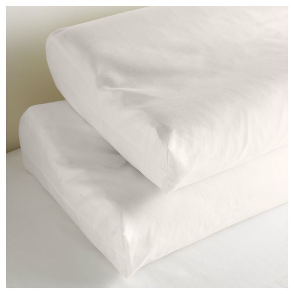 Наволочка для подушки (плотная и прочная, эффектом памяти) ДВАЛА, белый (35x59 см) - схема-чертеж с размерами