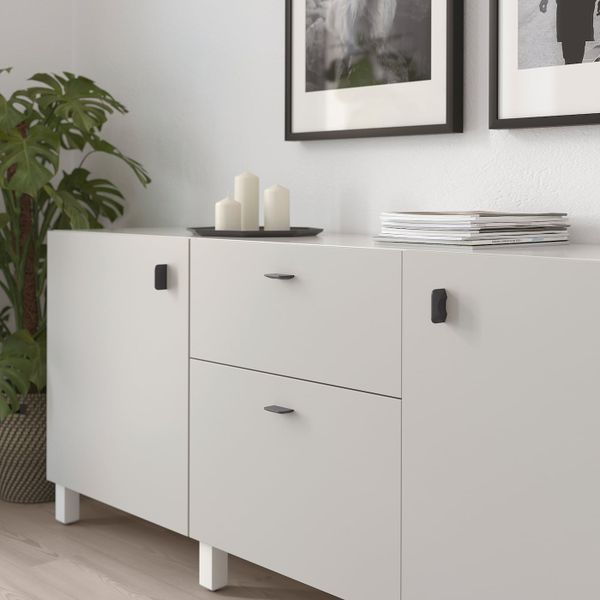 Ручка, 56 мм, серый IKEA BERGHALLA 603.228.56 - фото 2