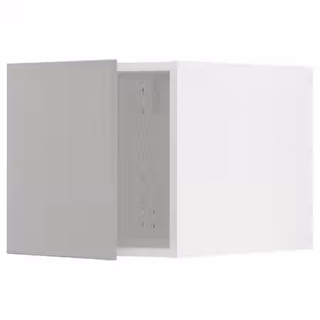 METOD Верхний шкаф - белый/Havstorp светло-серый 40x40 см