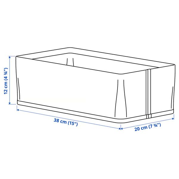 Упаковка 8 из 7 для IKEA - схема-чертеж с размерами